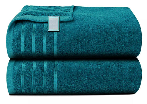 "Bigger & Better: 2-Pack of Extra Large Super Bath Sheet Towels 100 X 200cm Towelsworld